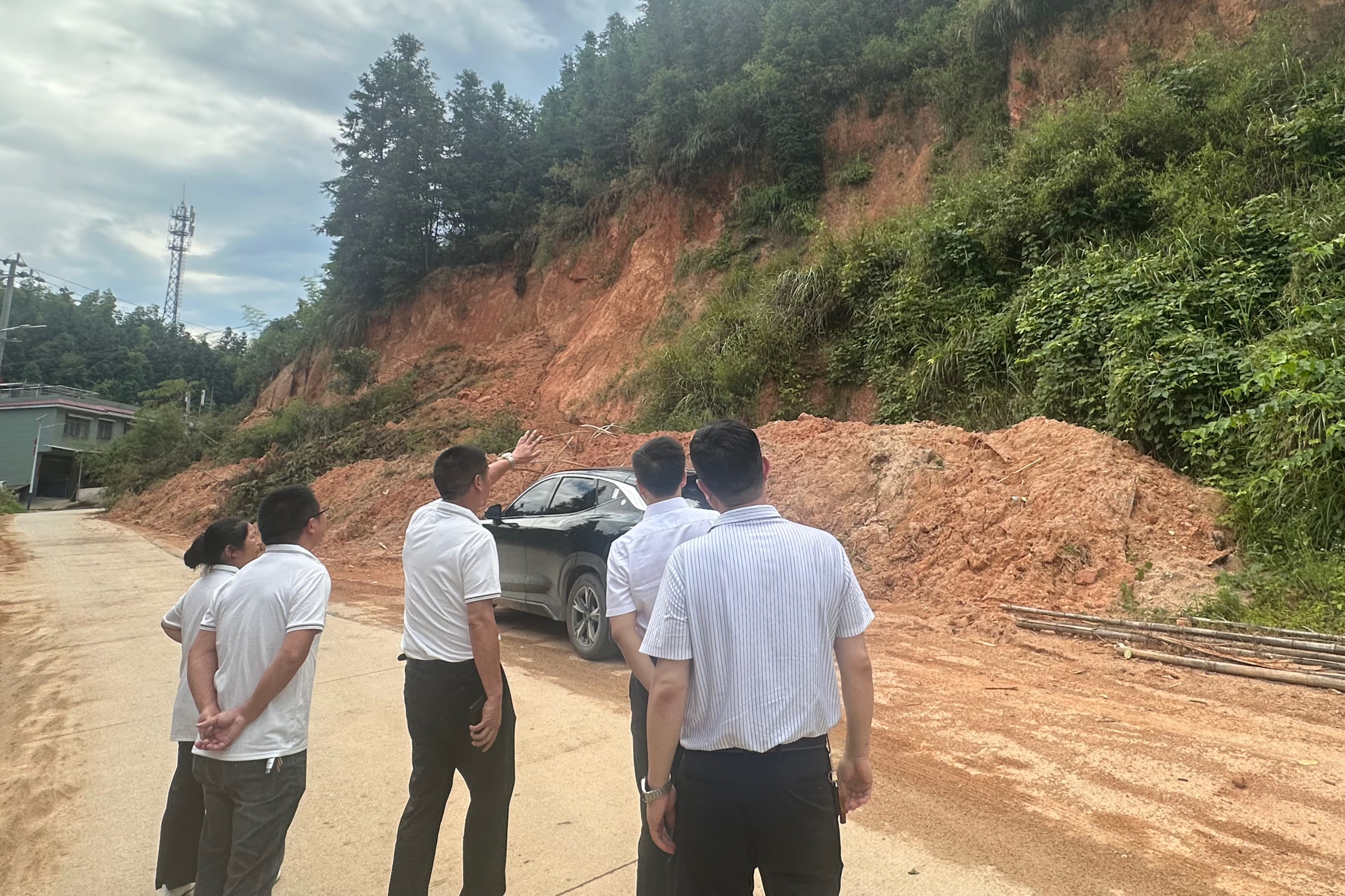 湖南發展黨群綜合與人力資源黨支部開展黨建聯村活動